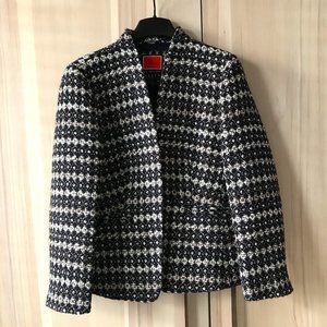 J. Crew Collection Nalya Going-Out Tweed Blazer in Italian Jacquard EUC Size 8